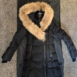 Mackage Kay Down Black/ Natural Fur